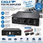 12v Amplfier 12w Mobile PA for Boats and Cars
