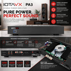 IOTAVX PA3 High Quality Class AB Stereo Power Amplifier for Hi-Fi Music Systems