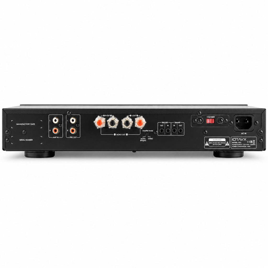 IOTAVX PA3 High Quality Class AB Stereo Power Amplifier for Hi-Fi Music Systems