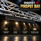 Pinspot Bar 6-Head LED Pinspot Lighting Fixture (Graded)