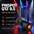 Pinspot Q1Z ILS RGBW LED Zoom Pinspot (Graded)