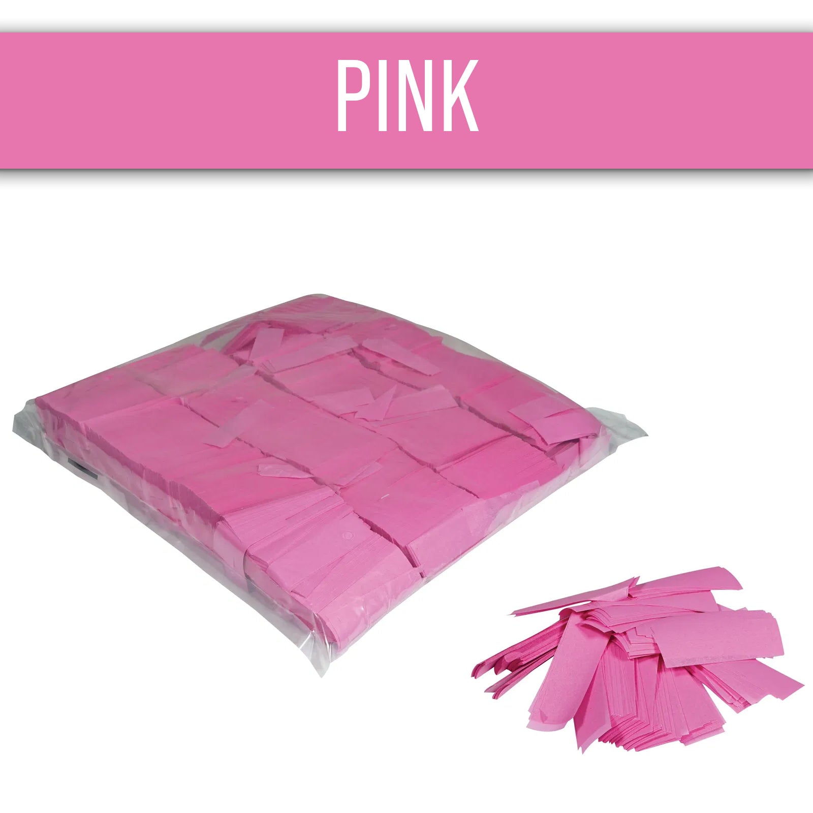 Loose Confetti 17 x 55mm Coloured Options 1kg
