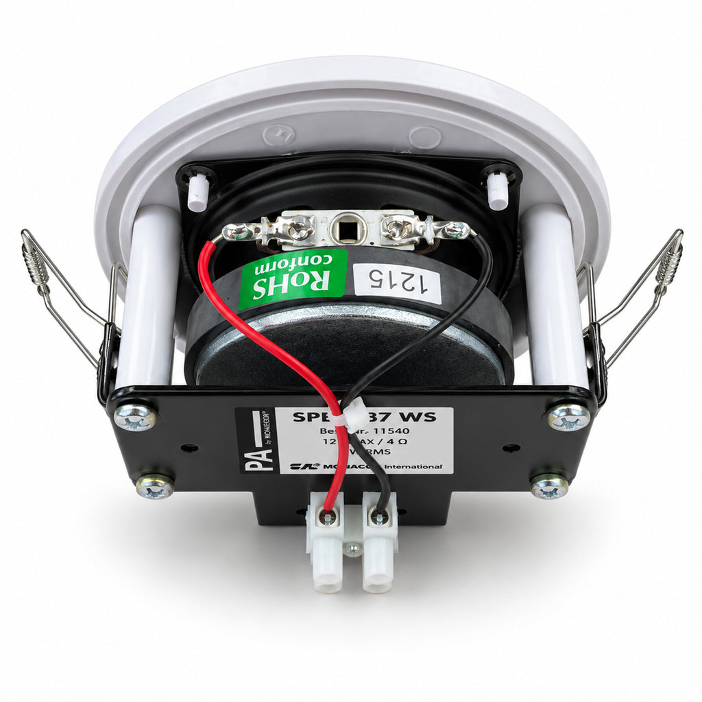 Compact Ceiling Speakers 2.5" 4 Ohm 12w White