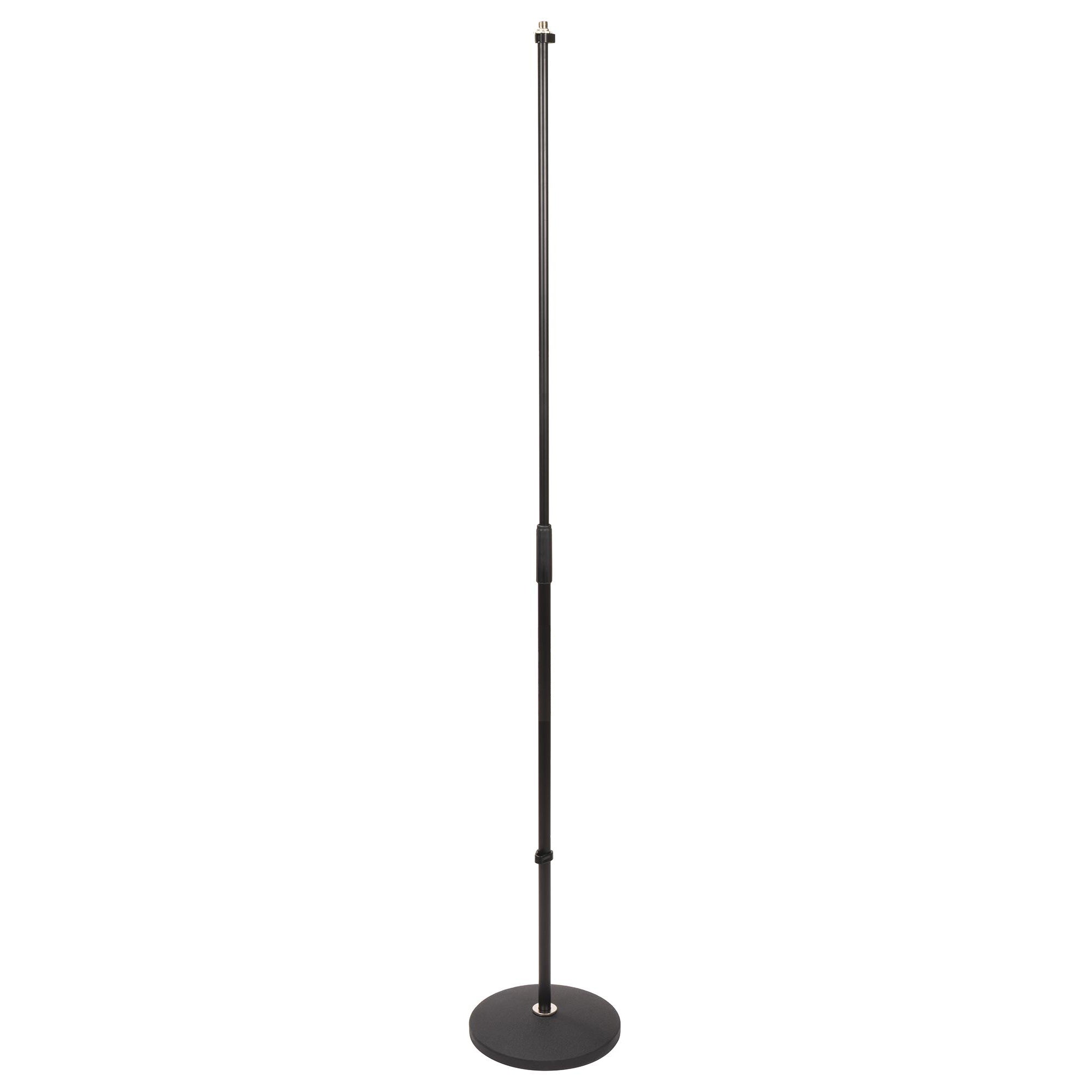 Heavy Round Anti-Vibration Base Microphone Black Stand Band Singer Mic