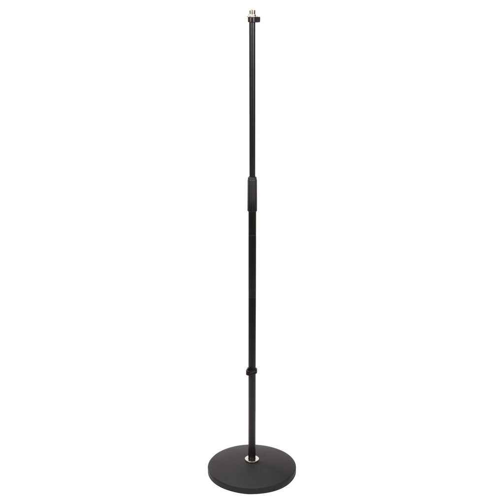 Heavy Round Anti-Vibration Base Microphone Black Stand Band Singer Mic