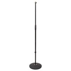 Heavy Round Anti-Vibration Base Microphone Black Stand Band Singer Mic