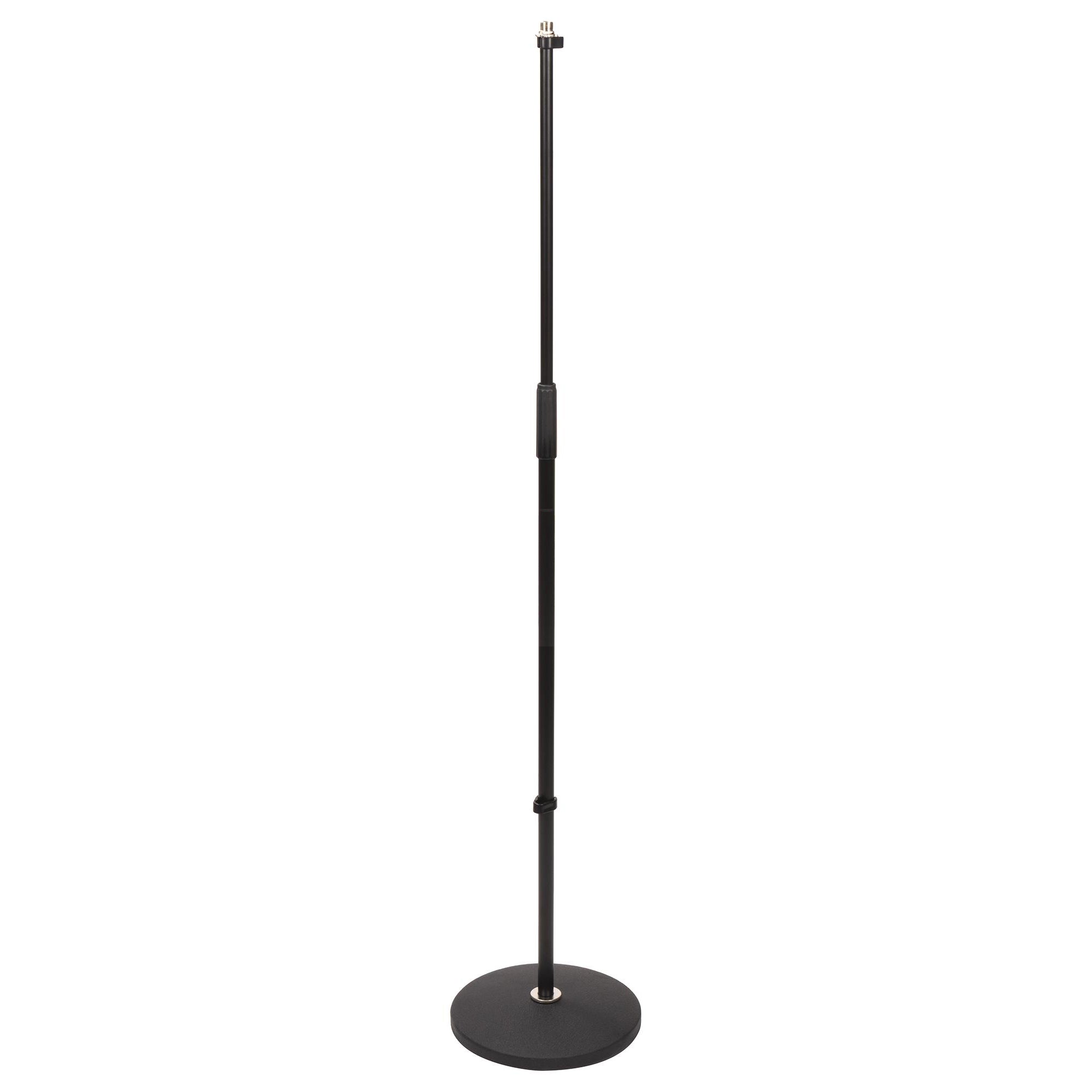 Heavy Round Anti-Vibration Base Microphone Black Stand Band Singer Mic