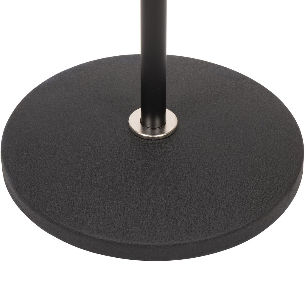 Heavy Round Anti-Vibration Base Microphone Black Stand Band Singer Mic