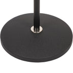Heavy Round Anti-Vibration Base Microphone Black Stand Band Singer Mic