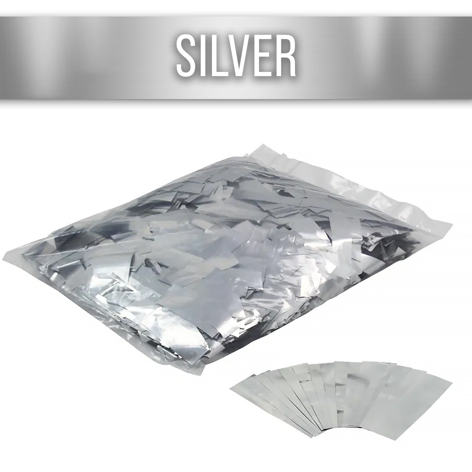 Loose Confetti 17 x 55mm Coloured Options 1kg
