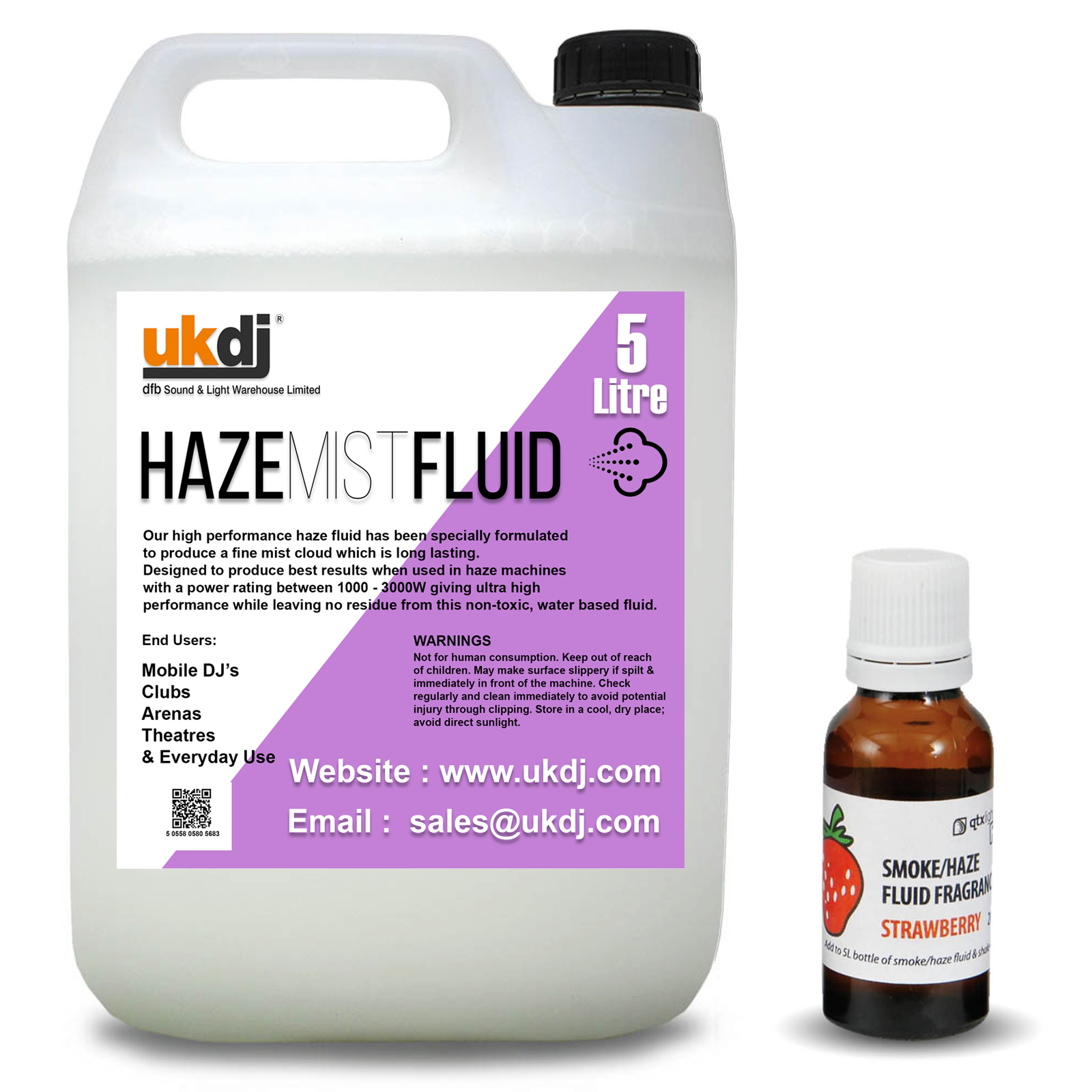 Haze Fluid 5L HQ Professional Fog Liquid Scented