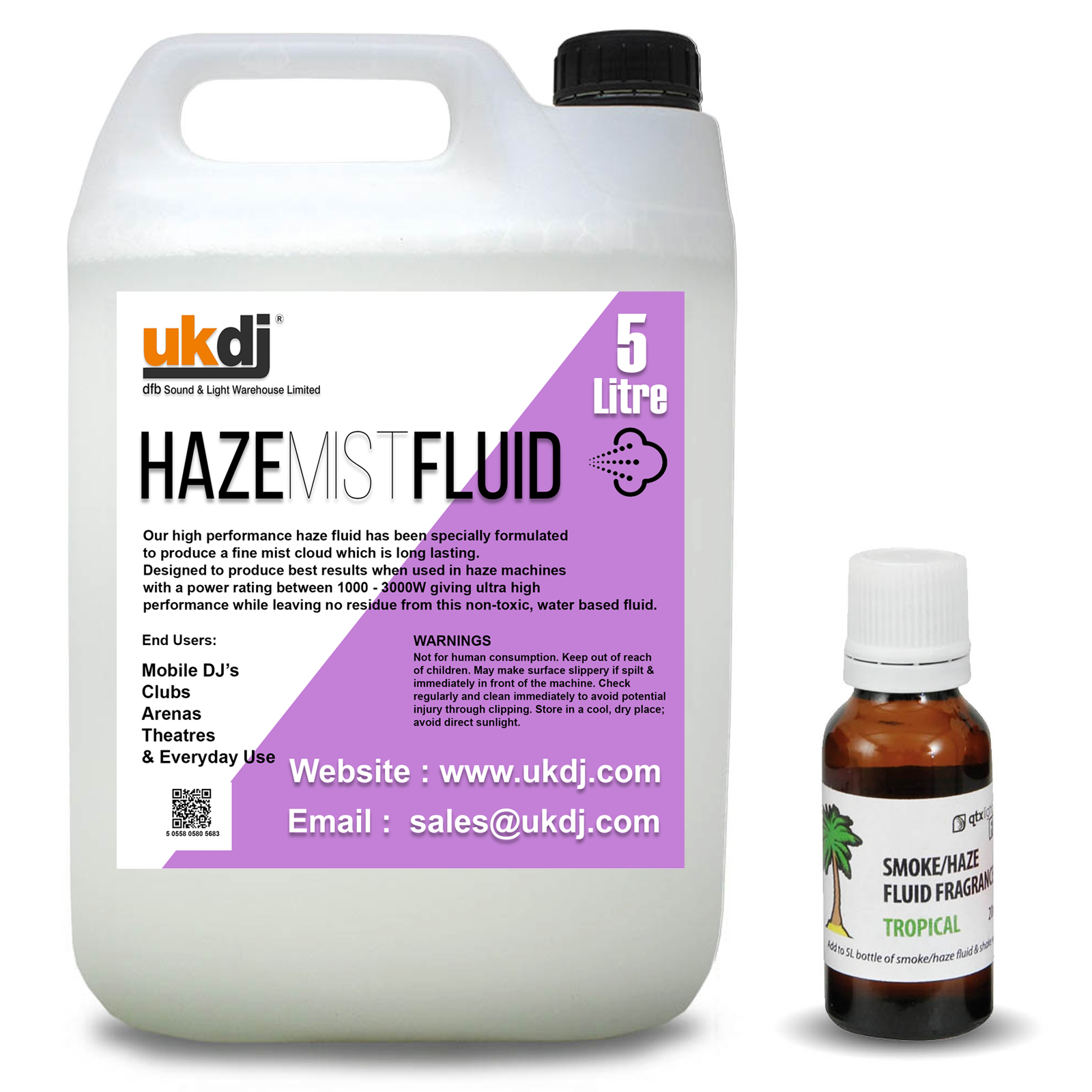 Haze Fluid 5L HQ Professional Fog Liquid Scented