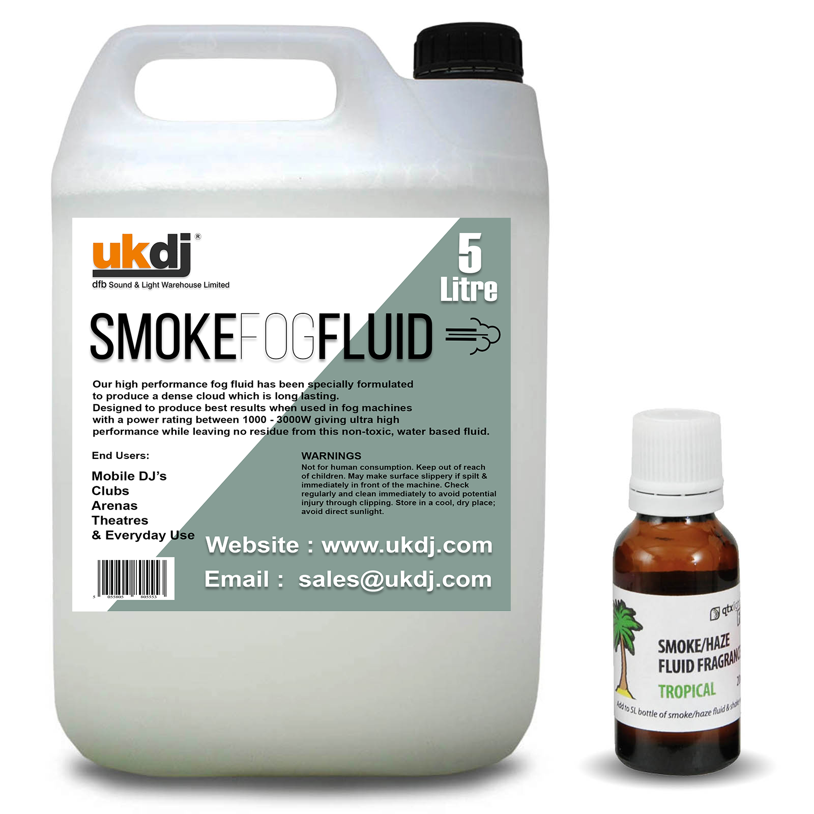 Smoke Fluid 5L HQ Professional Fog Liquid Scented