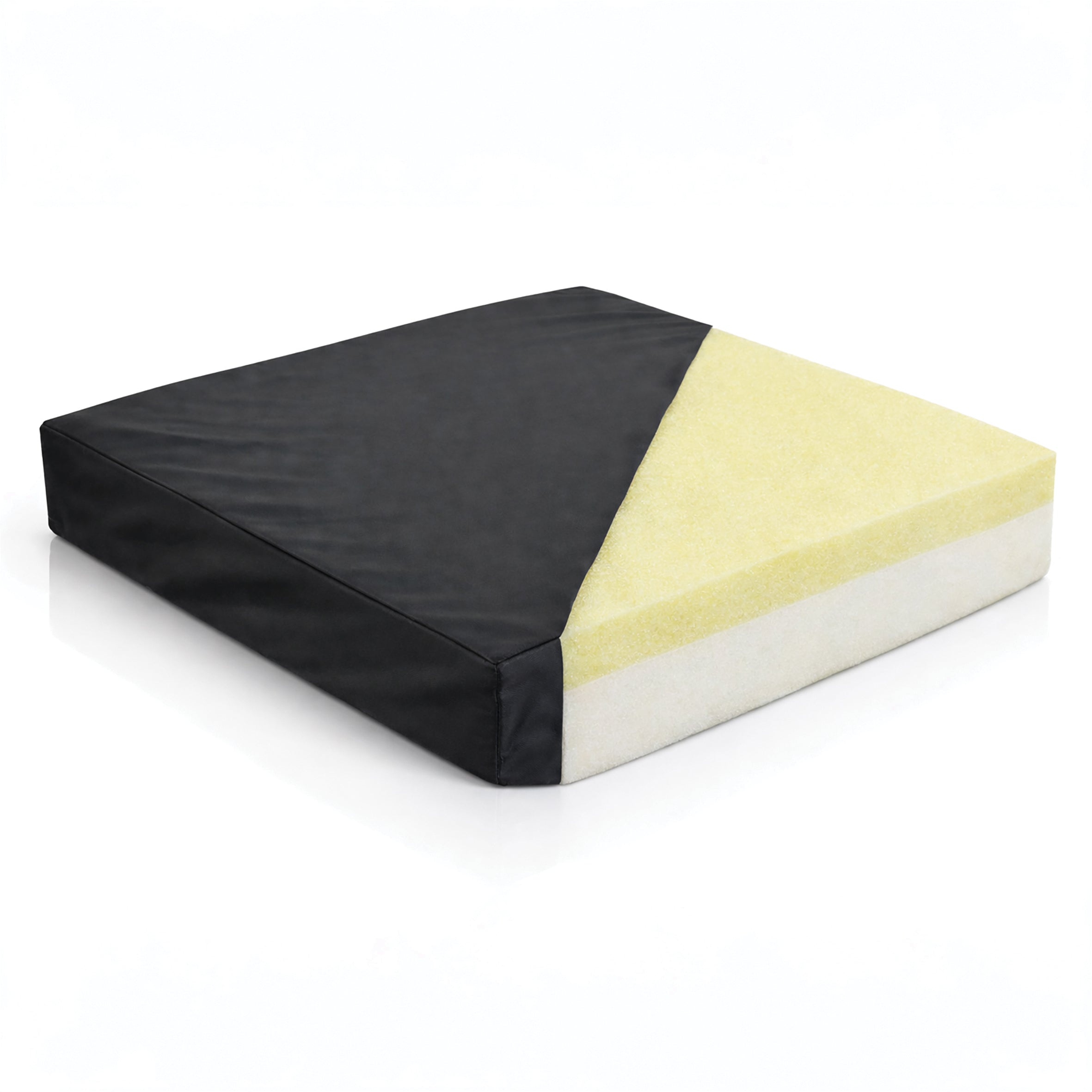 Vinyl Wheelchair Cushion with Memory Foam 2 and 3 Inch