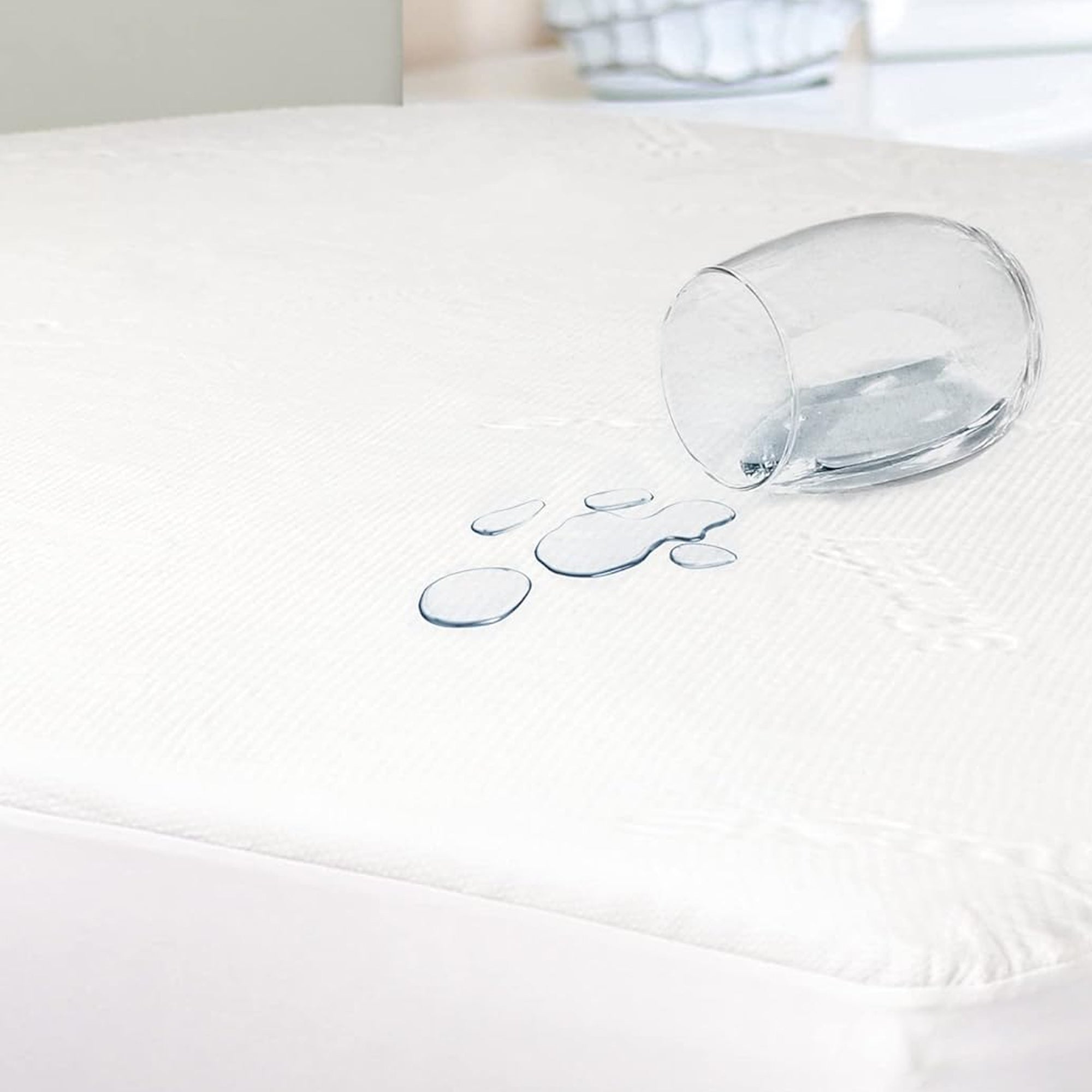 Single Double King Anti-Allergenic Waterproof Mattress Cover