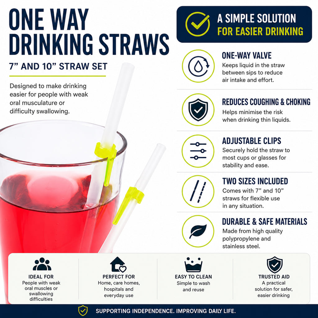 One way Drinking Straw