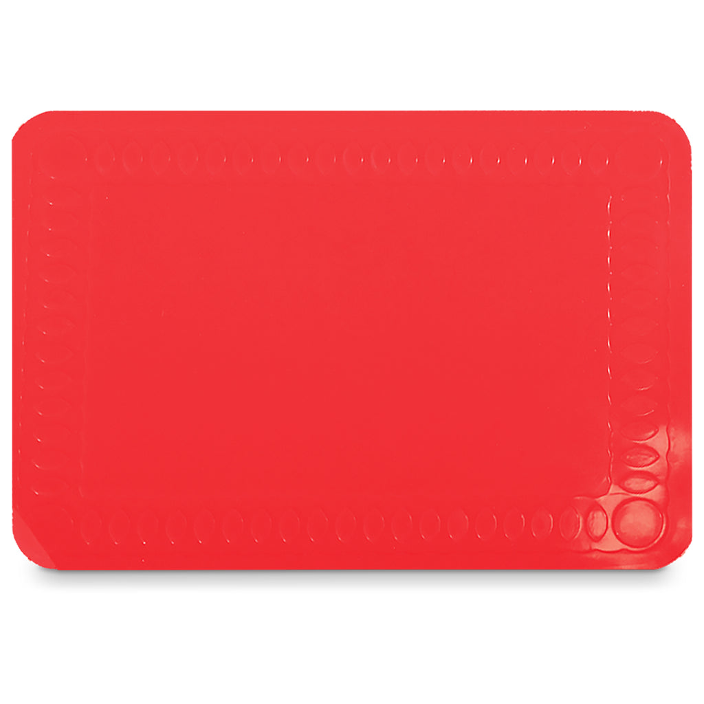 Silicone Rubber Anti Slip Rectangular Mat 18x25cm