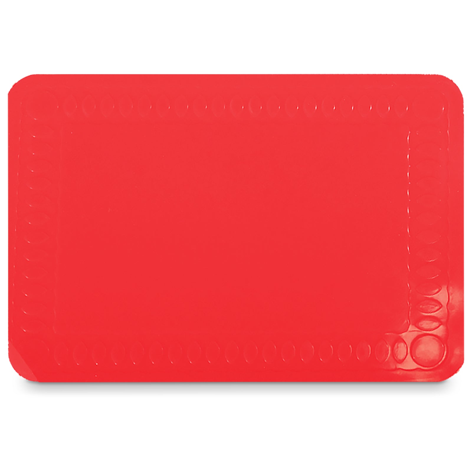 Silicone Rubber Anti Slip Rectangular Mat 18x25cm