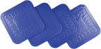 Tenura Anti Slip Silicone Rubber Square Coaster (Pack of 4)