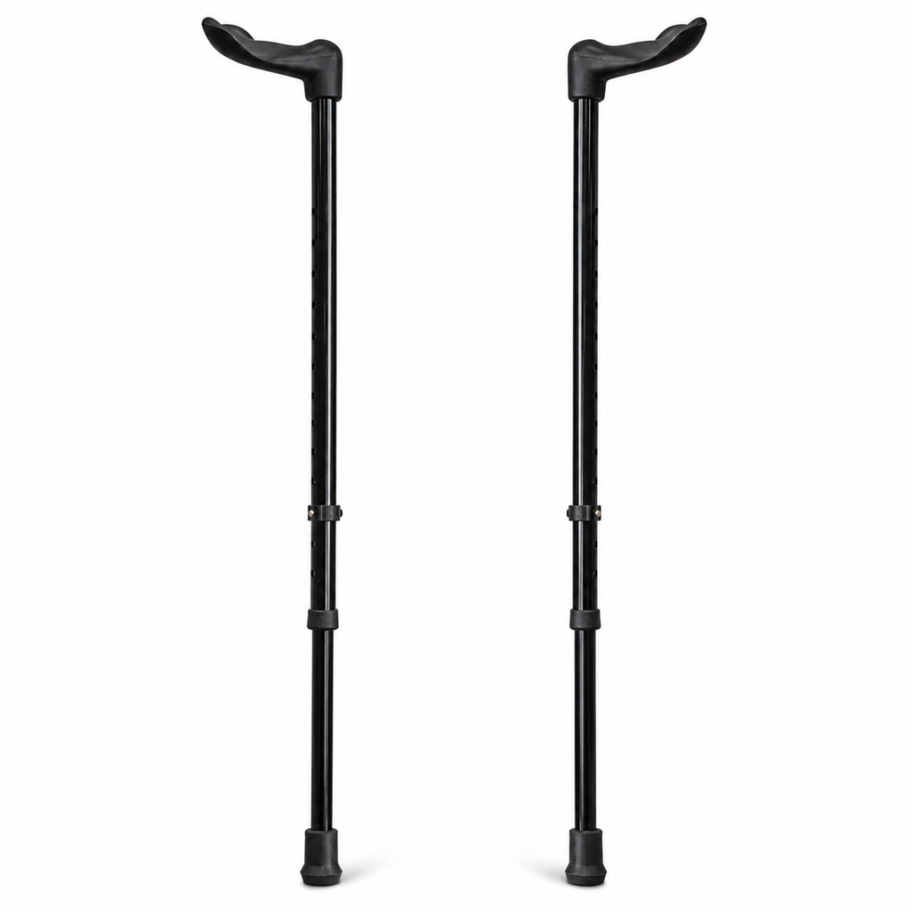 Right & Left Handed 2 Section Ergonomic Walking Stick