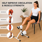 Portable Pedal Exerciser Folding Legs and Arms Workout Machine