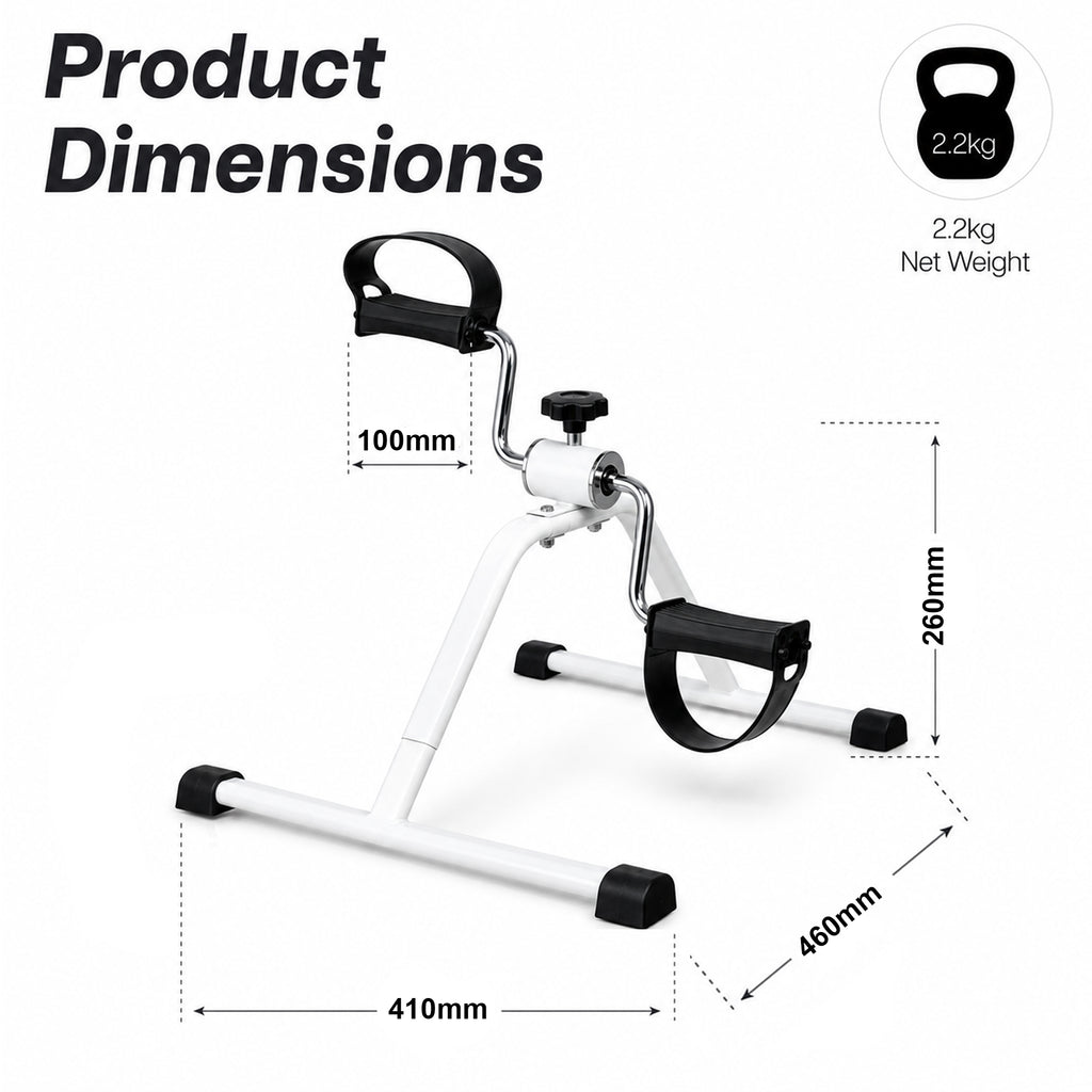 Portable Pedal Exerciser Folding Legs and Arms Workout Machine