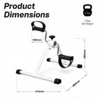 Portable Pedal Exerciser Folding Legs and Arms Workout Machine