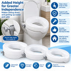 Ashby Easy Fit Raised Toilet Seat