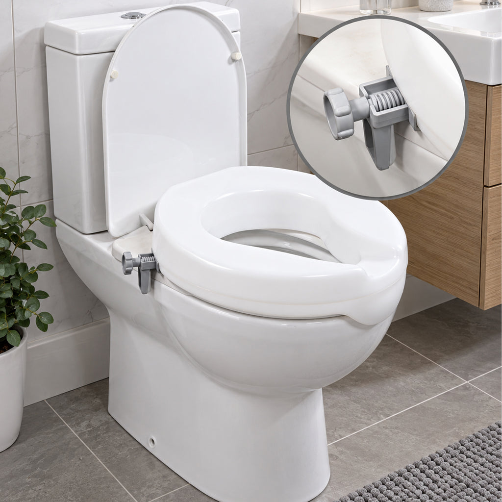 Ashby Easy Fit Raised Toilet Seat