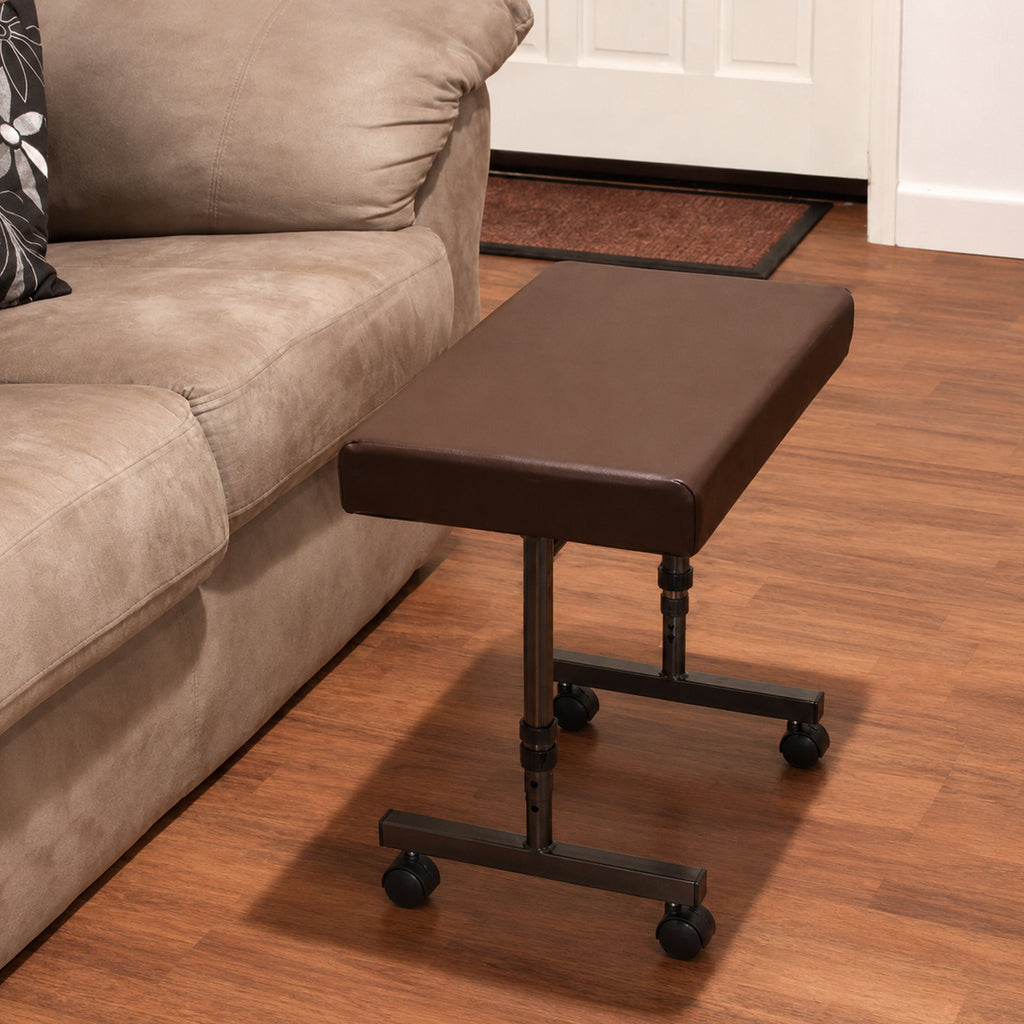 Beaumont Adjustable Foot Stool Leg Rest with Castors
