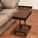 Beaumont Adjustable Foot Stool Leg Rest with Castors