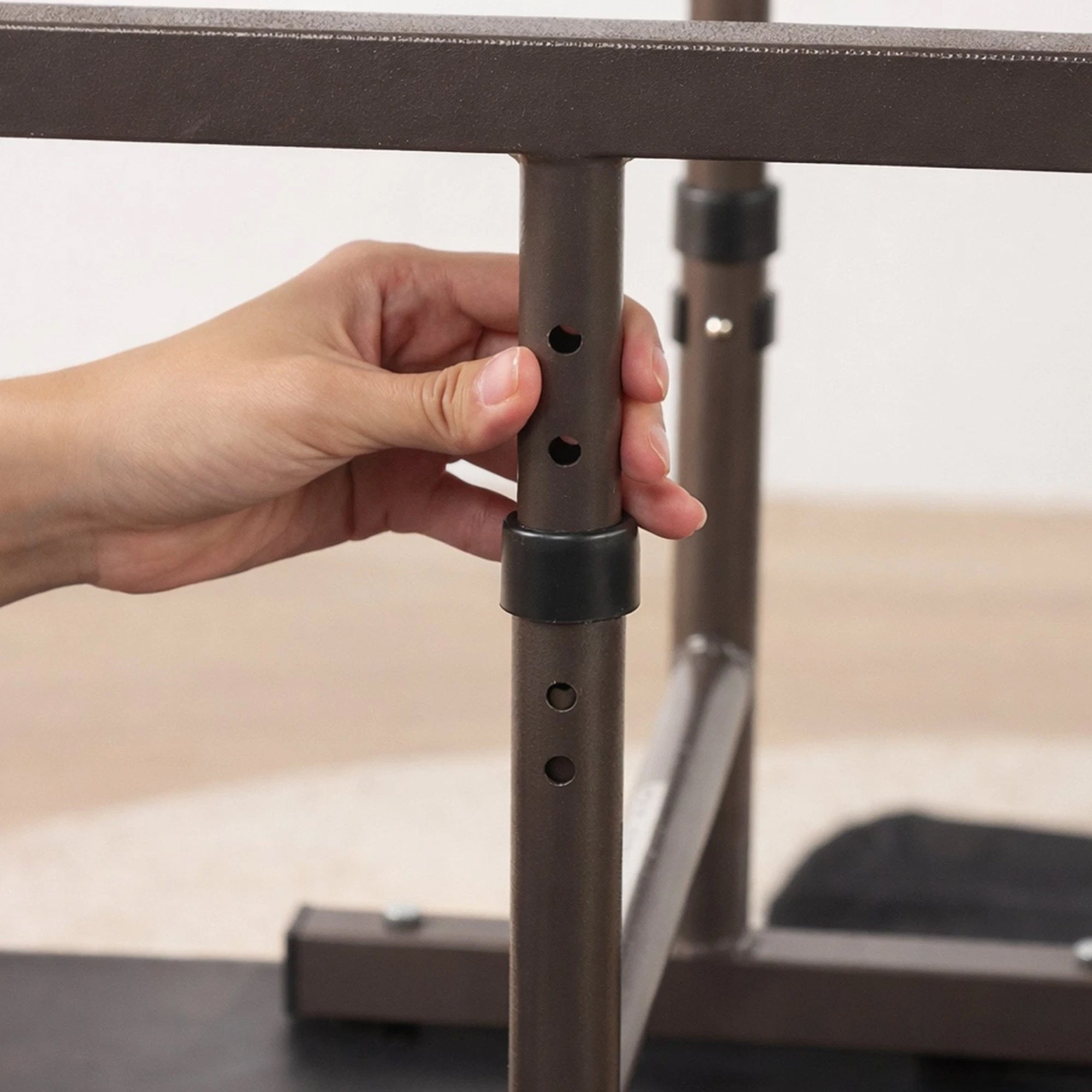 Beaumont Adjustable Foot Stool Leg Rest with Castors