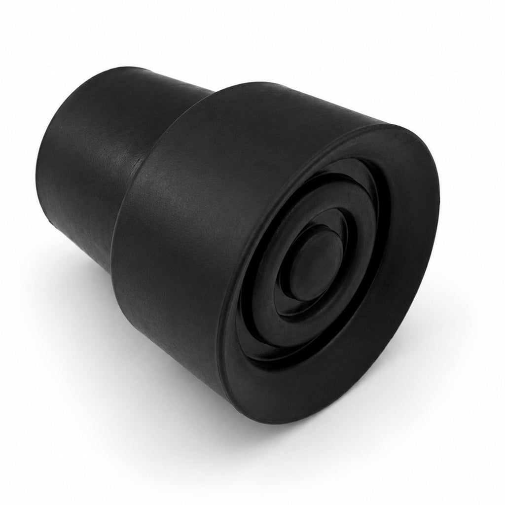 Set Of 2 Replacement Black Rubber Ferrules 20mm