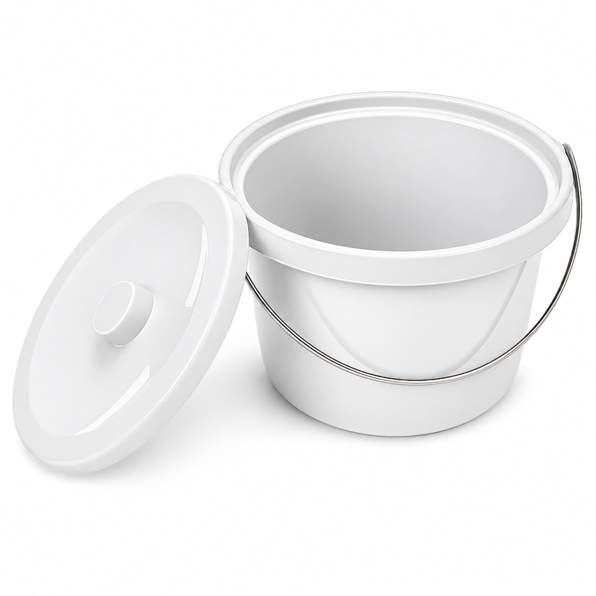 7.5L Commode Bucket and Lid