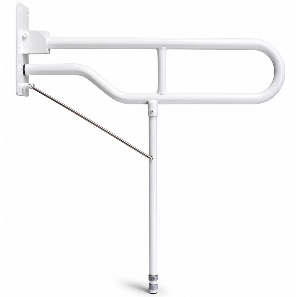 Solo Hinged Arm with Back Plate and Leg 3 Lengths 600-775mm Options
