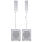 Ventis VN2000 3200w Speaker System In White & Covers