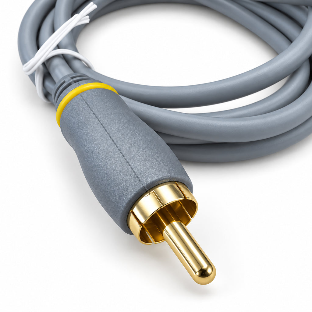 Silver Collection 5m RCA Phono Composite Video Signal Lead CCTV TV Picture