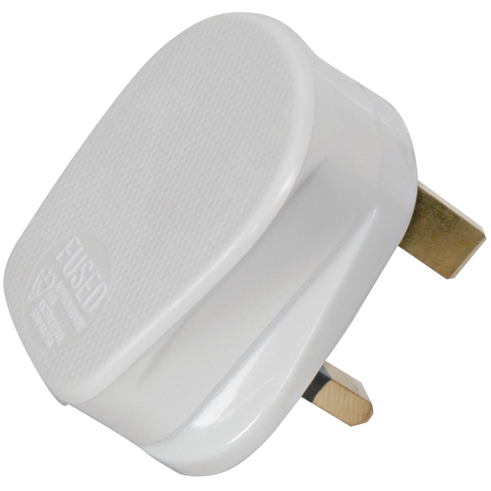 Impact Resisant 3 Pin UK Plugs Orange Black and White