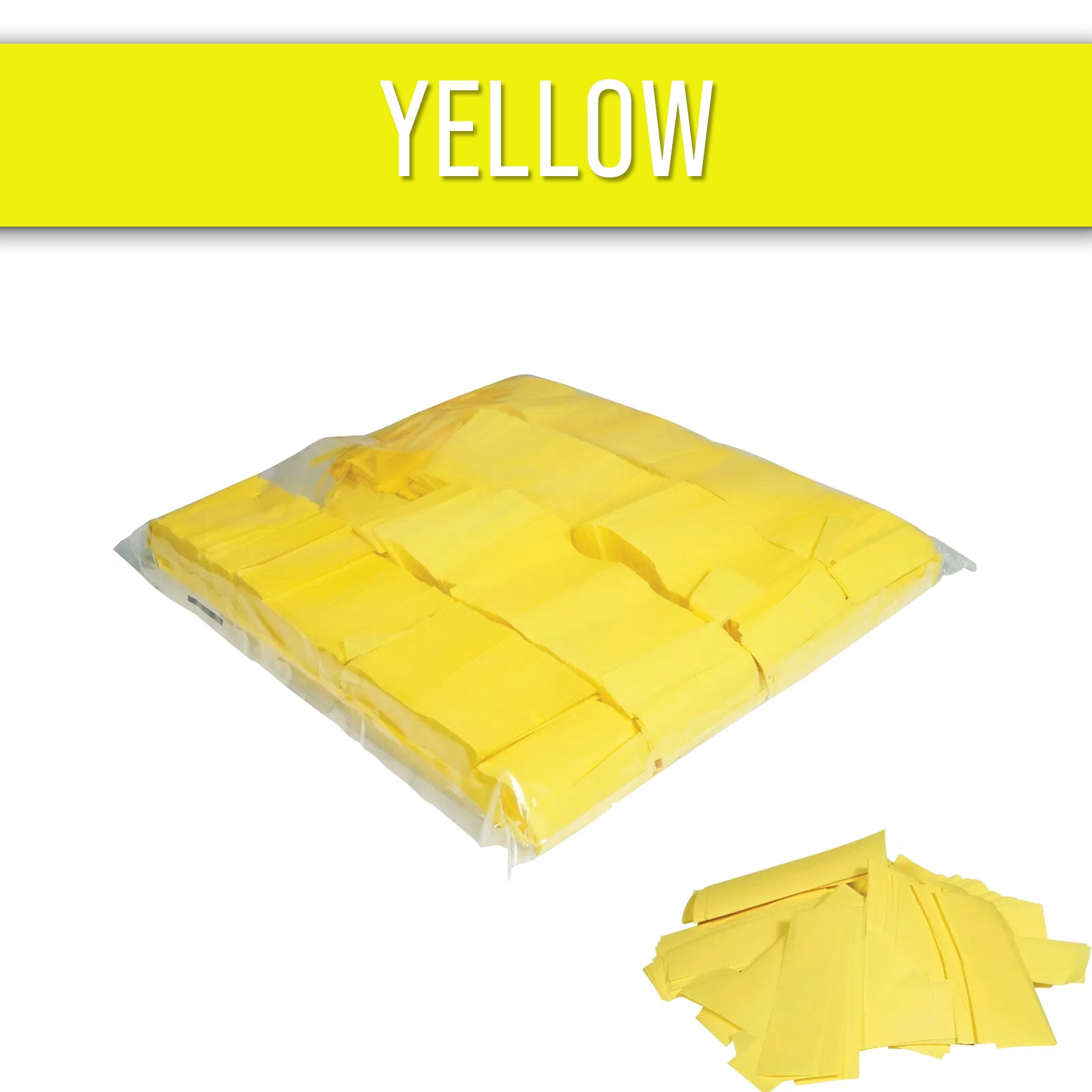 Loose Confetti 17 x 55mm Coloured Options 1kg