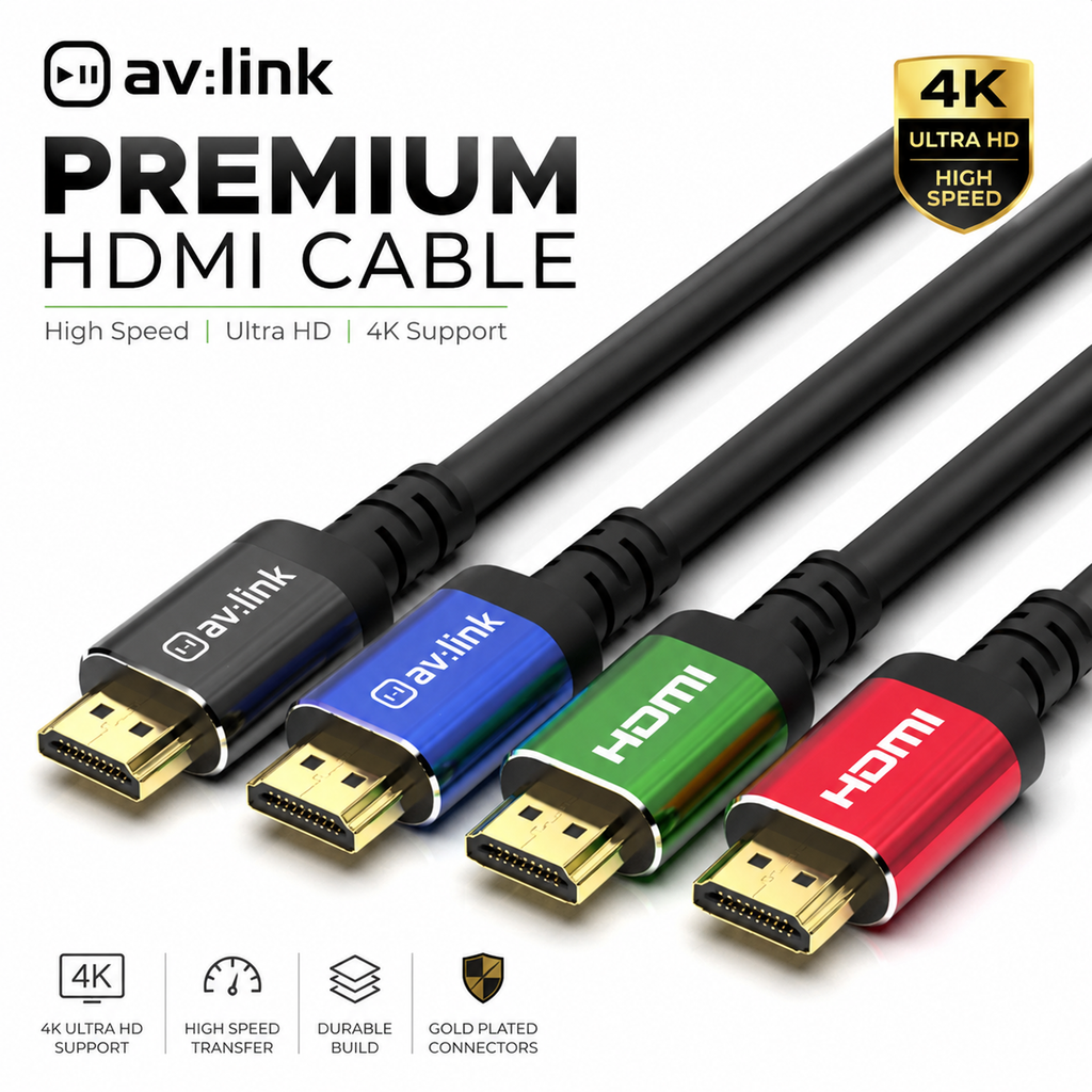 Premium HDMI Cable 4k with Aluminium Head-Shell 1.5M 3M 5M 10M