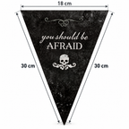 2 Packs Halloween Party 12 Flag Bunting Skulls