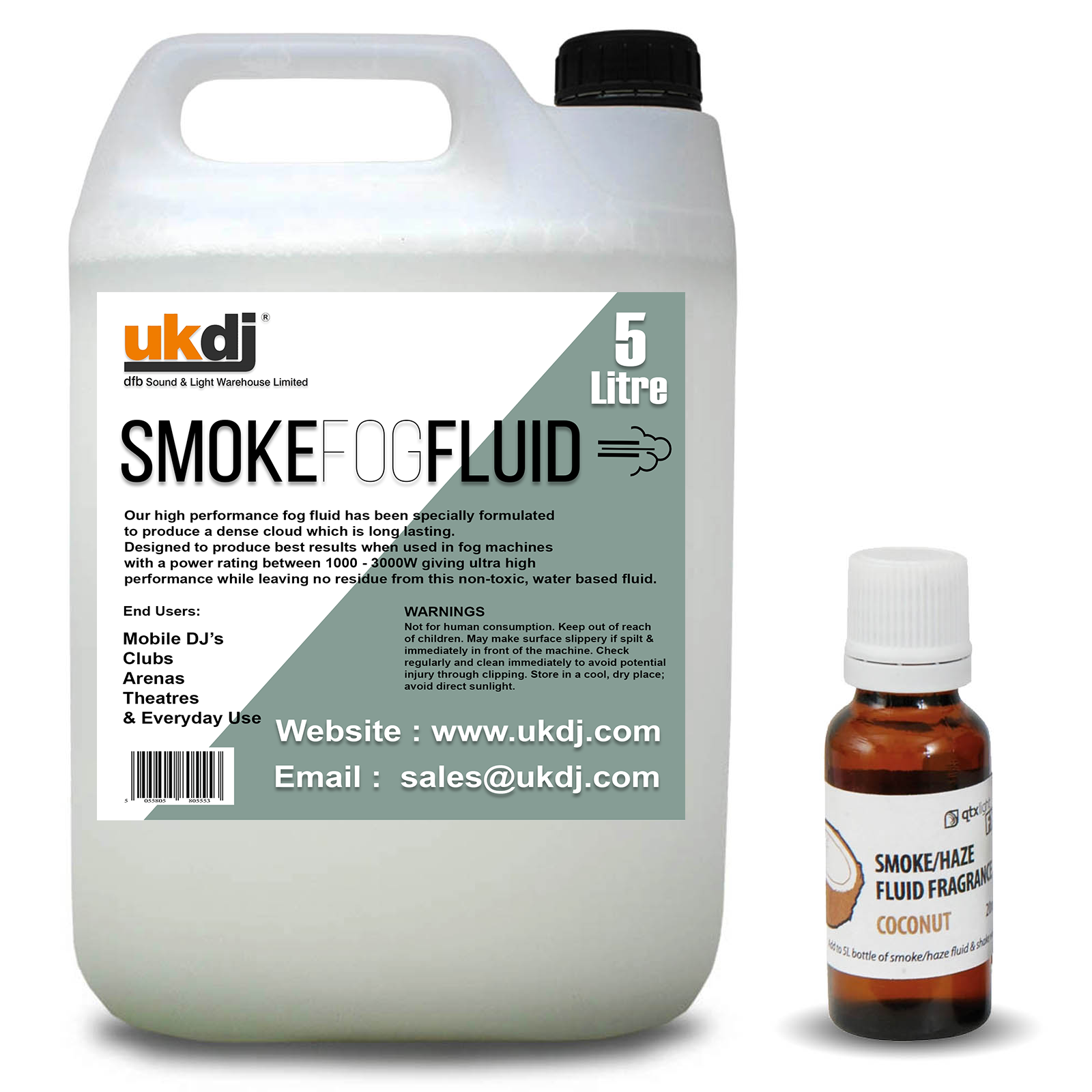 Smoke Fluid 5L HQ Professional Fog Liquid Scented