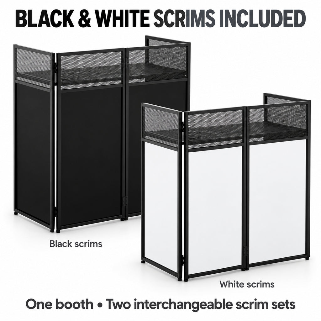 Combi Booth System Foldable Stand with Built In Screens