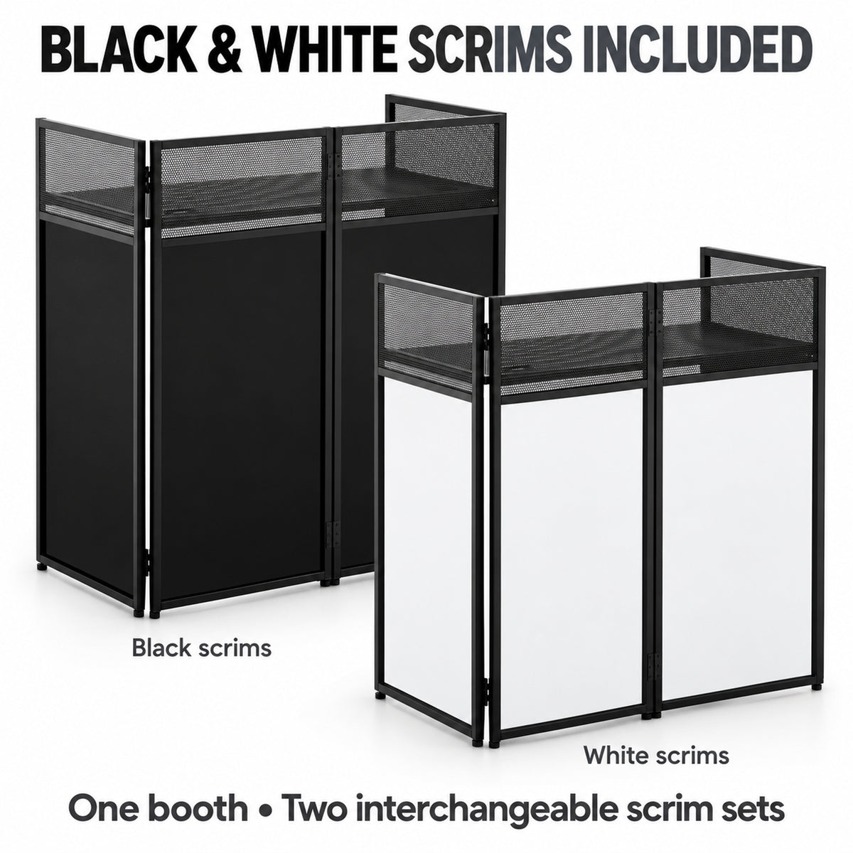 Combi Booth System Foldable Stand with Built In Screens