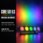 Core 5X1 ILS RGB+WW COB LED Effect & Wash Light