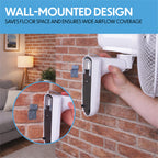 18 inch 3 Speed Oscillating Wall Fan with Remote Control and Timer