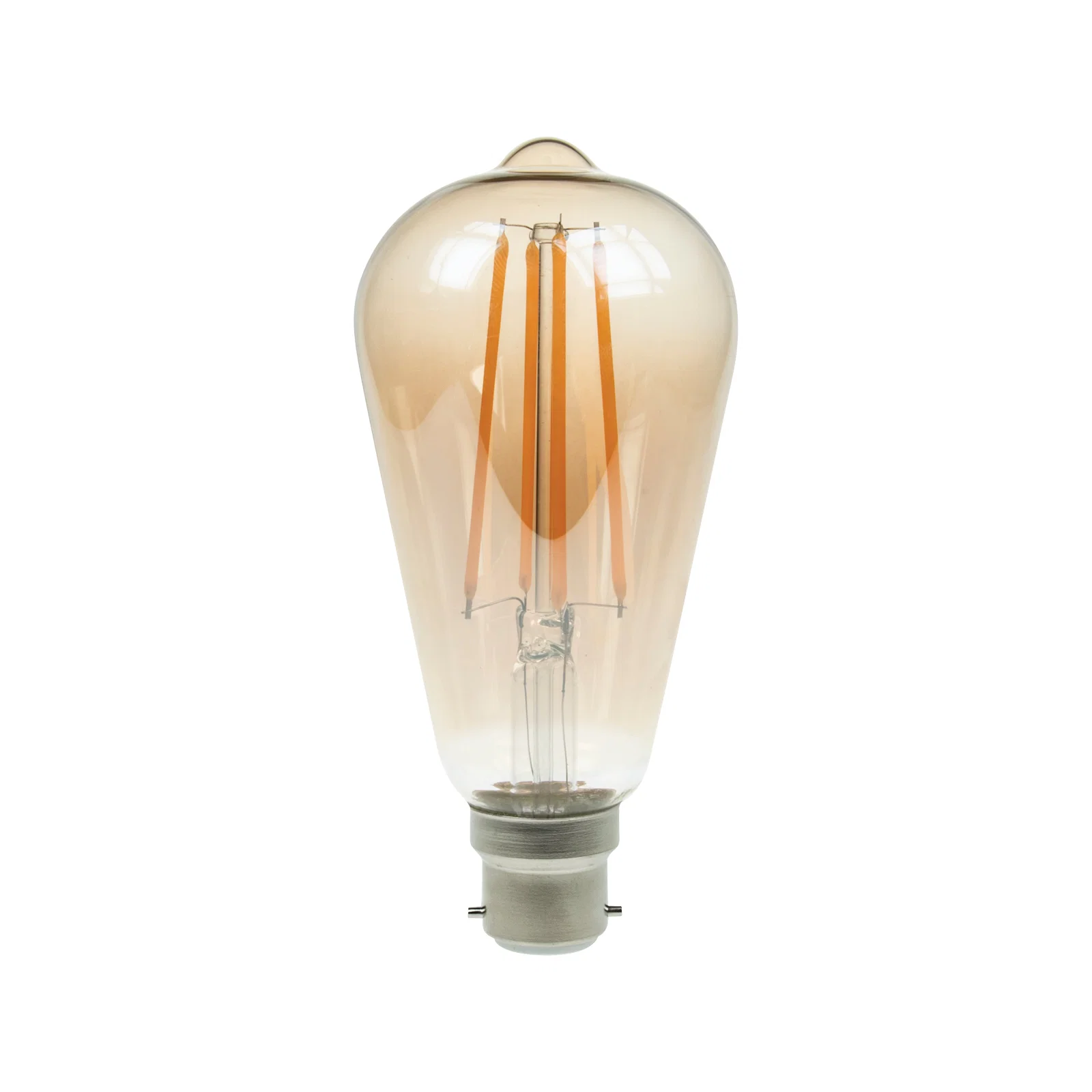 LED ST64 Spiral Funky, Crackle and Gold Filament Lamps BC Festoon