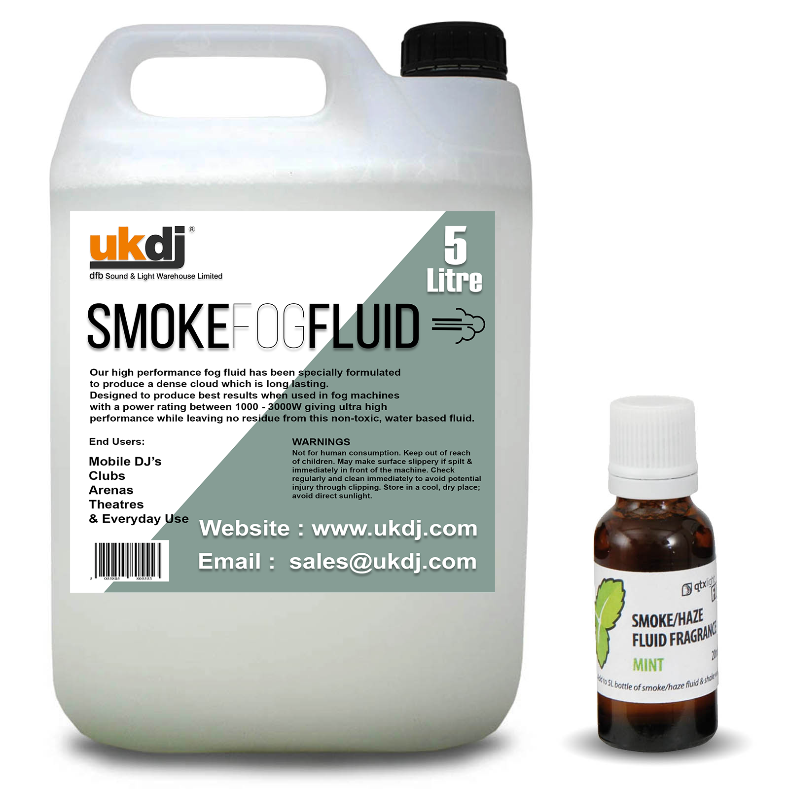 Smoke Fluid 5L HQ Professional Fog Liquid Scented