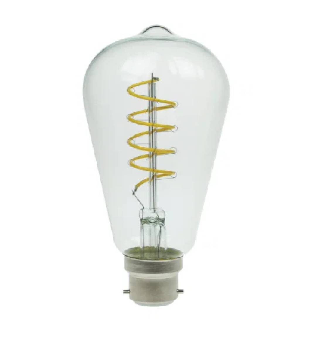 LED ST64 Spiral Funky, Crackle and Gold Filament Lamps BC Festoon