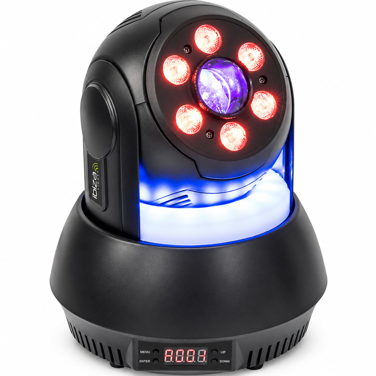 Pair of Star Wash Moving Head 30w Gobo Spot with LED Ring